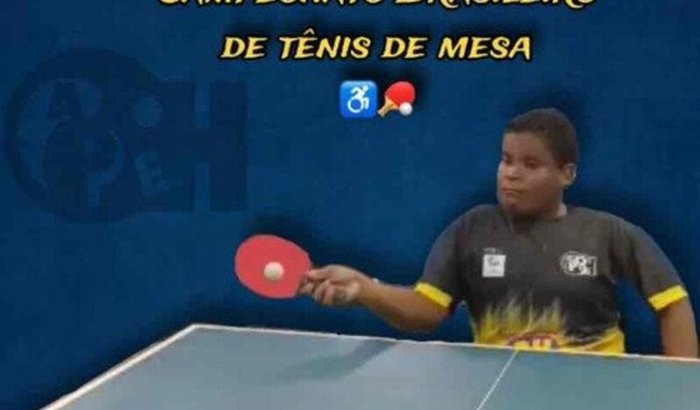 Ajude o Saymon a participar do Campeonato Brasileiro de TM🏓 