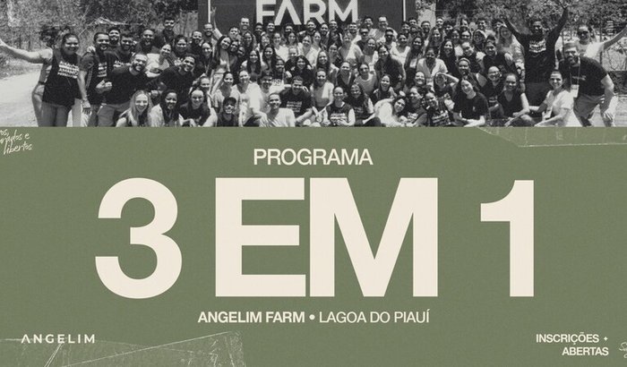 Ajudar 3 voluntários da igreja Angelim, a participarem do programa 3 em 1, salvos, curados e libertos.