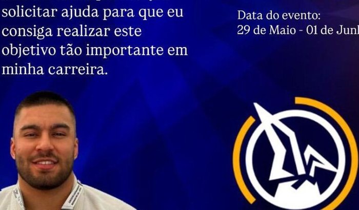 Passagens Aéreas para Mundial de Jiu Jitsu RENAN