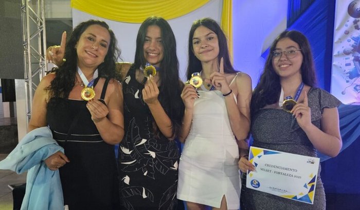 Estudantes gaúchas em Fortaleza
