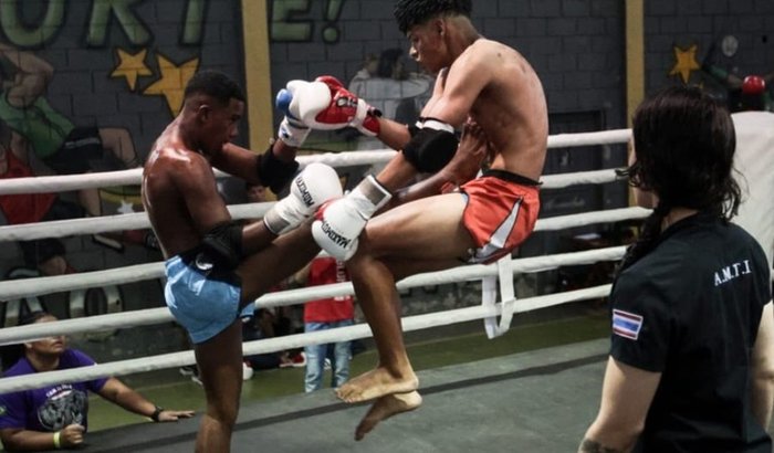 Samuel Lutando Mundial MuayThai na Itália 