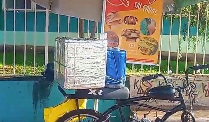 Para comprar os materiais perdidos para venda de salgado 