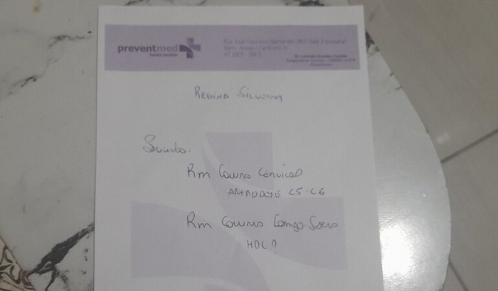 Ajuda para realizar exames