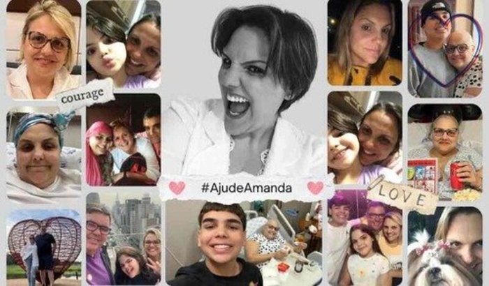 #AjudeAmanda