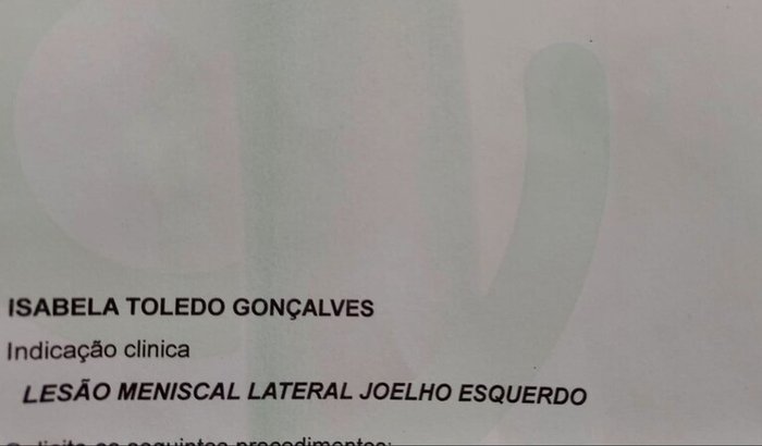 Ajuda para fazer cirurgia no meu joelho