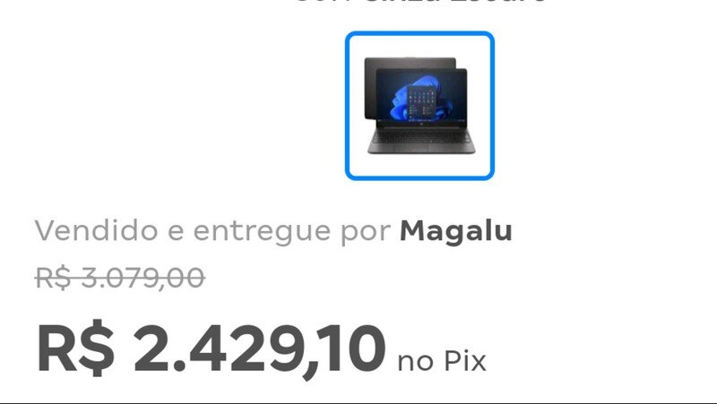 imagem da vaquinha Oii,me ajude a comprar um notebook pra mim estudar,fico pegando emprestado dos outros para estudar