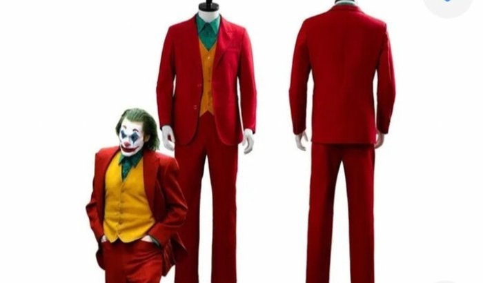 Compra de figurinos dos Coringas do Heath Ledger e Joaquim Phoenix