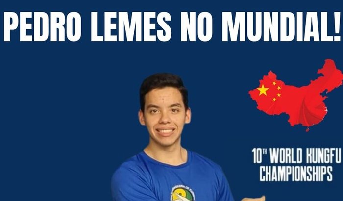 Pedro Lemes no Mundial de Kung Fu