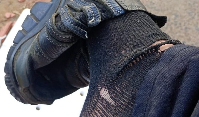 BOTINA NOVA FUNCIONÁRIO ANDRINO