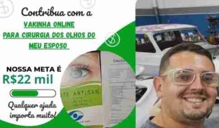 CIRURGIA DOS OLHOS DO MEU ESPOSO 