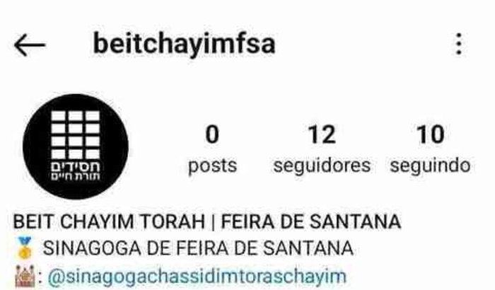 Criação da BEIT CHAYIM FSA (1° SINAGOGA DA CIDADE)