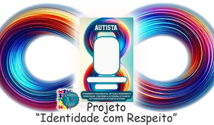 Projeto Identidade com Respeito Crachás gratuitos para Autistas e Atípicas - Coleção TEA & Amor