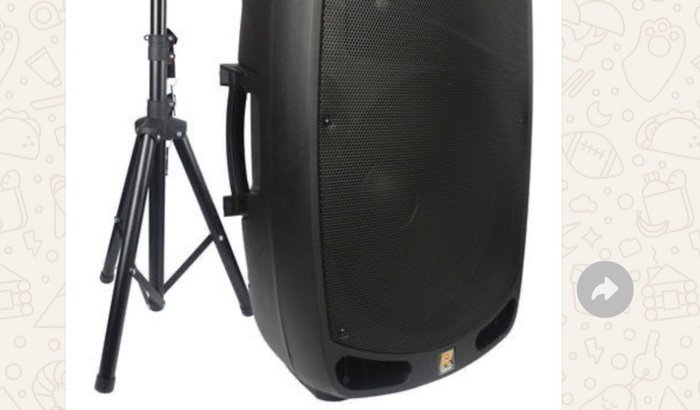 Luau Capixaba Cristão - Caixa de Som e Microfones.