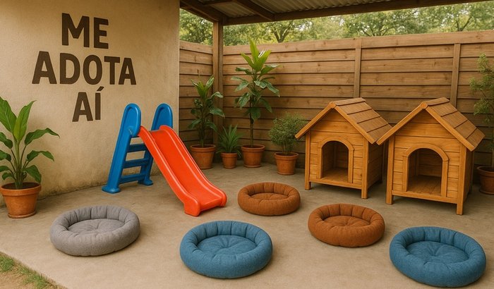 Ajude o Projeto Me Adota Aí a construir um lar temporário!