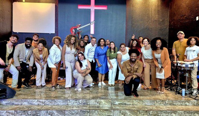 Mesa de Som para o Coral 