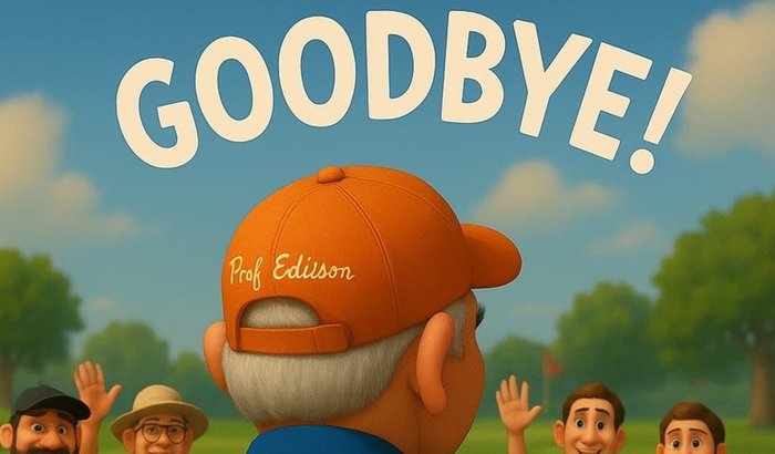 Despedida professor Edilson ⛳️ (Júnior e Fabrício)