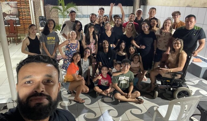 Jantar namorados da célula nova aliança