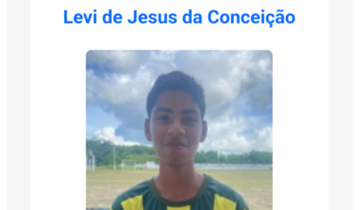 LEVI NO CAMPEONATO SERGIPANO DE FUTEBOL