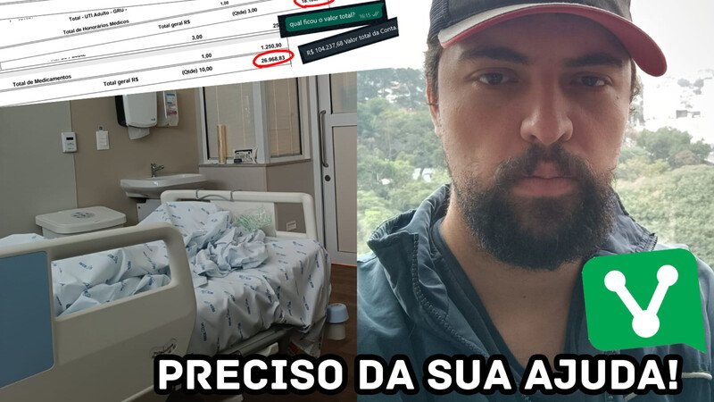 imagem da vaquinha Ajuda a custear o hospital