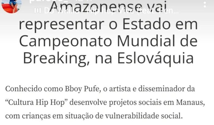 Amazonense no breaking no mundial na Eslováquia 🏆