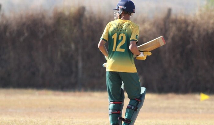 Ação beneficente para um atleta