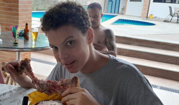 Computador de presente de aniversário para o Rafa!