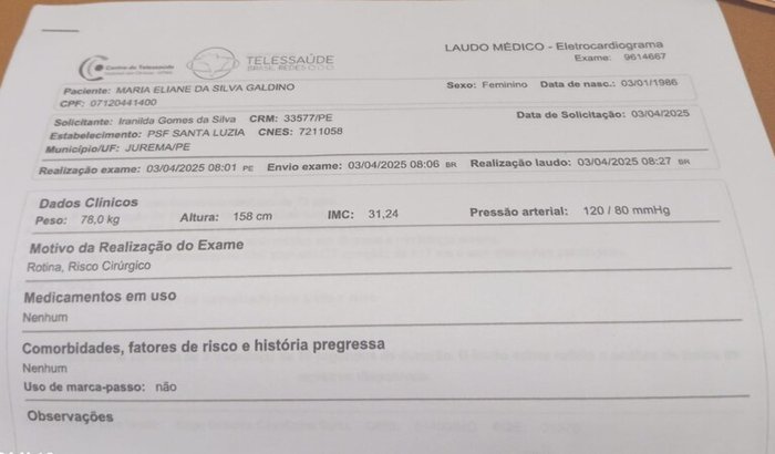 Uma cirurgia de emergência no útero da minha irmã