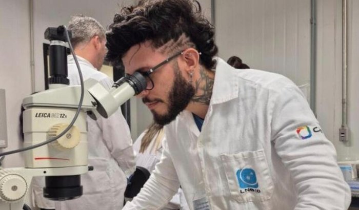 Prof. Lucas no CERN (Suíça)