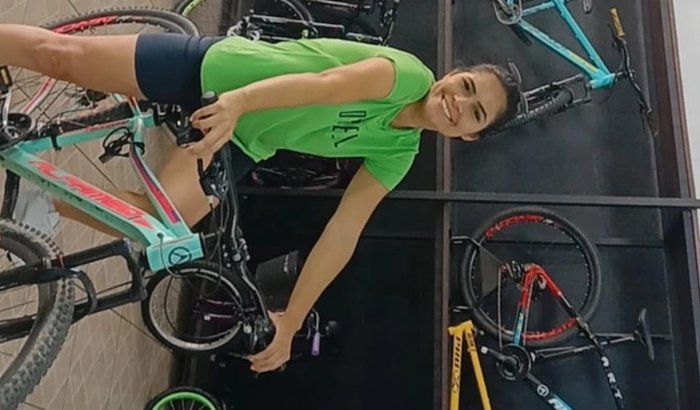 BIKE PARA A LARI PODER TRABALHAR