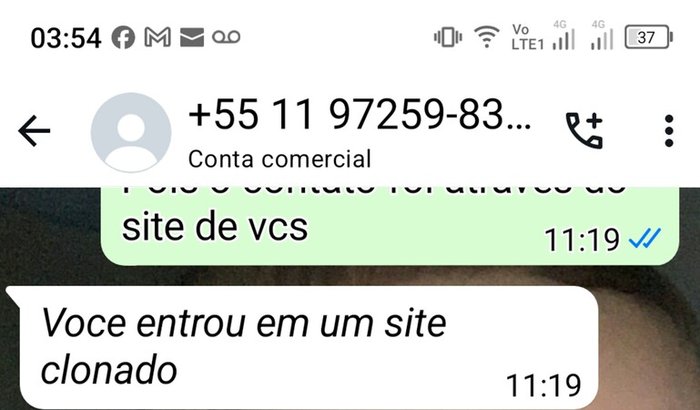 Cai em um golpe Pix