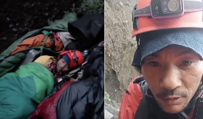 voluntário que resgatou Juliana no vulcão AGAN RINJANI