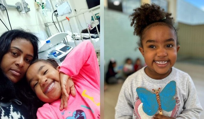 Ajude a pequena Samyra na luta contra um tumor raro e agressivo