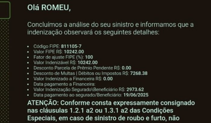 Perdi minha moto trabalhando em sp e dependo dela