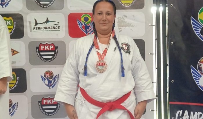 Em busca do campeonato brasileiro de karatê