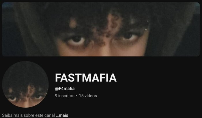 Início de um artista no Spotify. 