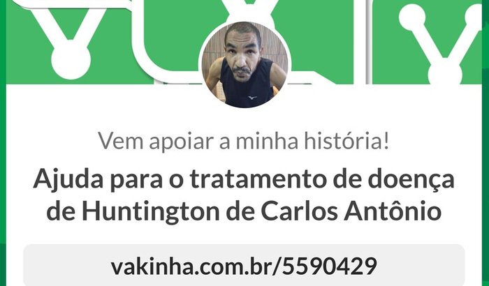 Ajuda para o tratamento de doença de Huntington de Carlos