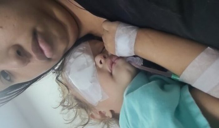 Ajudar com o retorno do Arthur José de 2 anos que fez uma cirurgia de catarata congênita nos dois olhos 