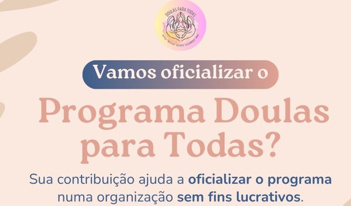 Sua contribuição ajuda a oficializar o programa numa organização sem fins lucrativos.