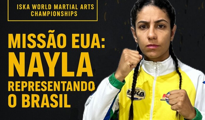 Missão EUA: Nayla representando o Brasil