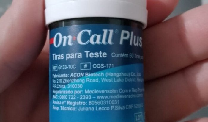 Ajudem a comprar fitas de glicose.