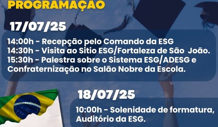 FORMATURA RJ NO MBA EM POLÍTICA, ESTRATÉGIA, DEFESA E SEGURANÇA PÚBLICA TURMA 2024