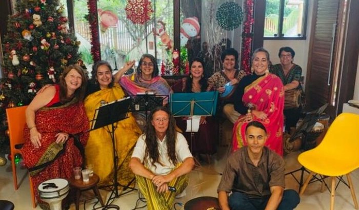 Gravação do novo disco do Grupo Nataraja