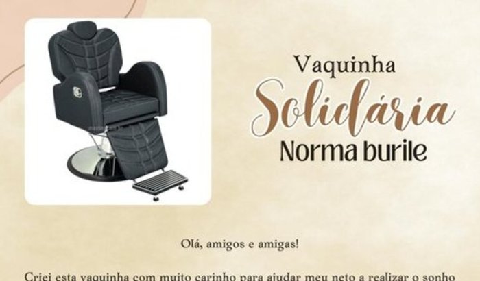 Ajuda para Comprar Cadeira para Barbearia do meu Neto