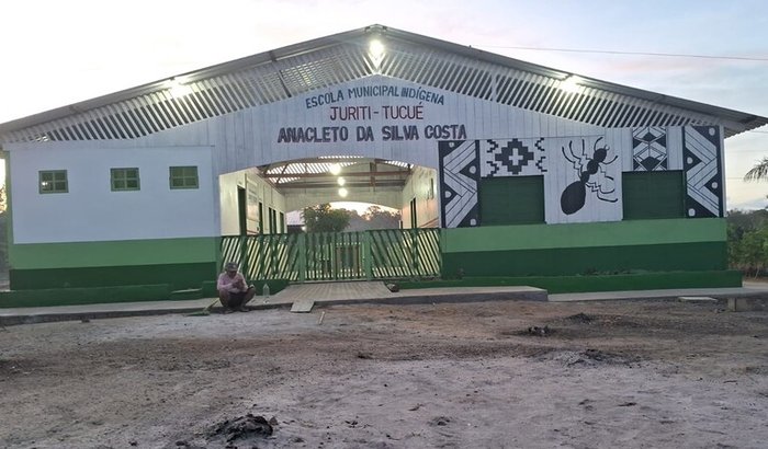 Material escolar - escola indígena Juruti Tucuê