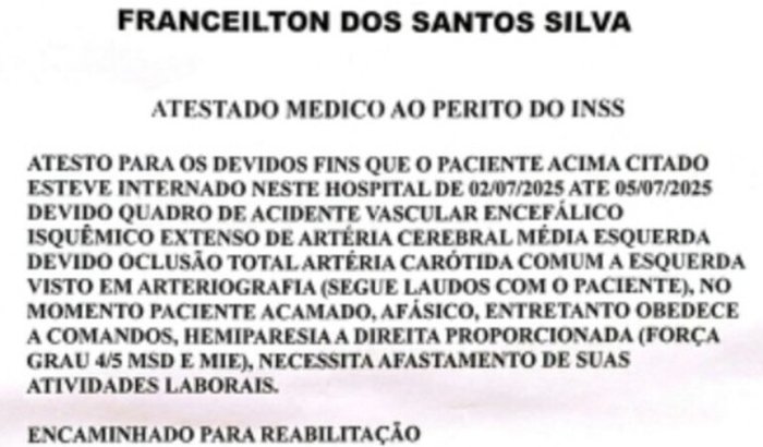 Ajude o Hilton na reabilitação AVC Isquêmico