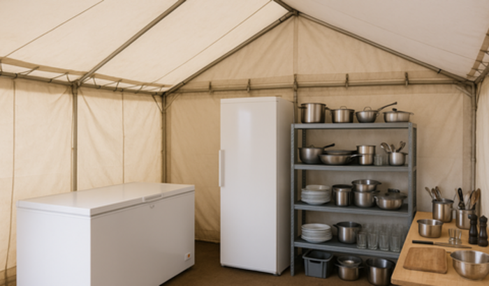ALUGUEL DE TENDA E ESTRUTURA DE COZINHA PARA CAMPORI ! LEÃO