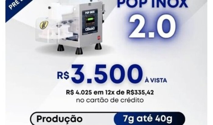  para a compra  de uma máquina de faser coxinha 