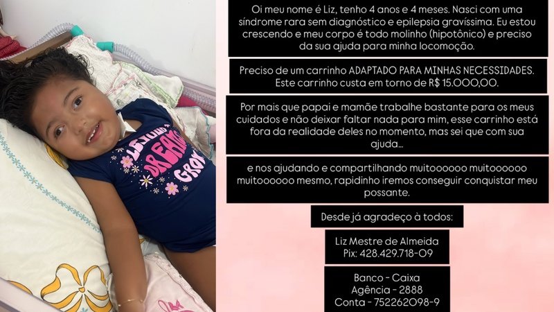 imagem da vaquinha Ajudando a Lizoca em sua locomoção