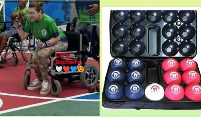 Kit bochaparalimpica e custear as viagens pra campeonatos em outros estados