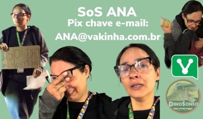 Ajuda para Ana Pix da ana ana@vakinha.com.br 